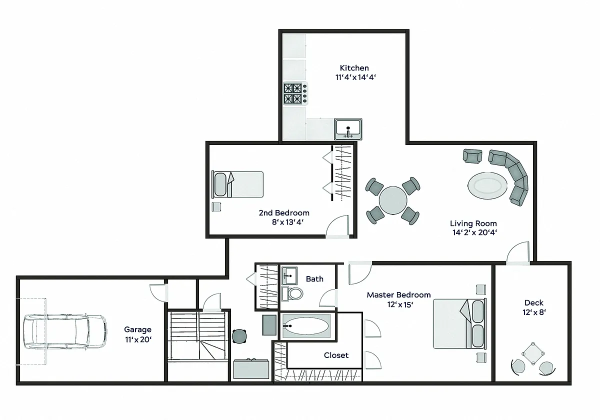 Floor plan The Birch