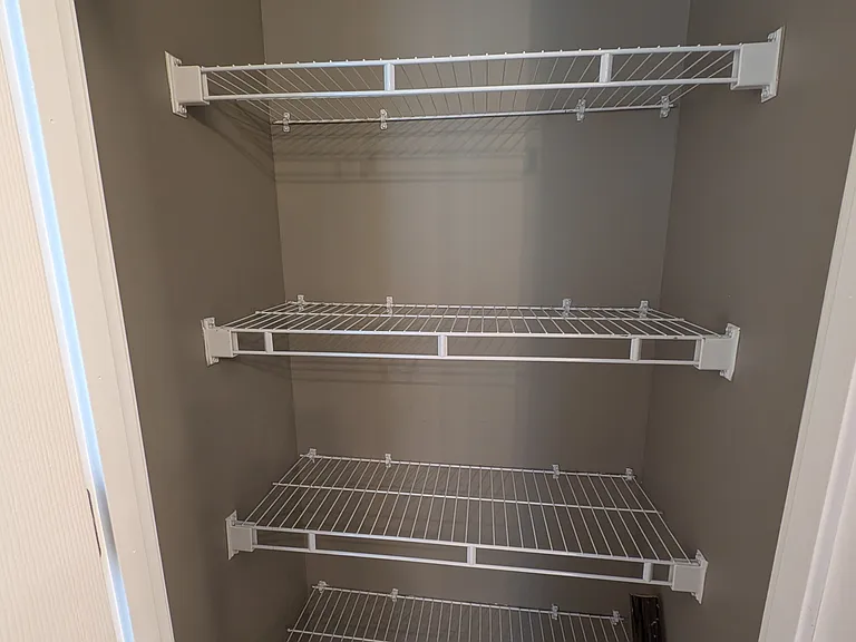 Pantry to the left of the stove