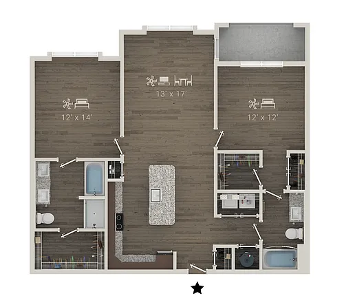 Floor plan B11
