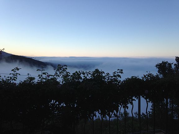 Above the fog line on most days