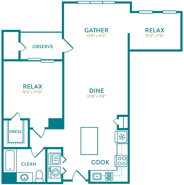 Floor plan Crest