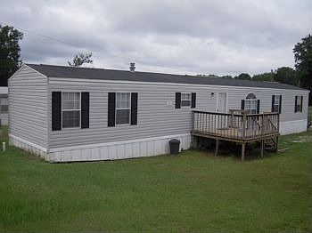 Front of Mobile Home