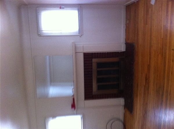 Living room with fireplace