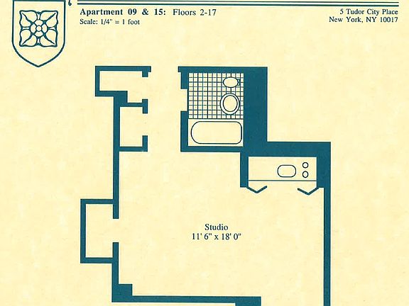 2nd image of 5 Tudor City Pl APT 1015