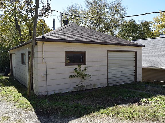 2 car garage w/ storage area
