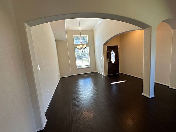 Living room with formal dining