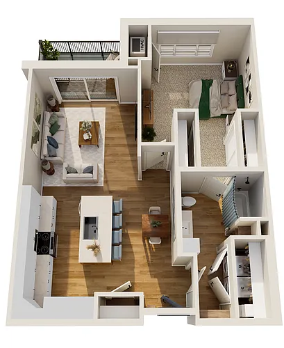 Floor plan Unit Type C1