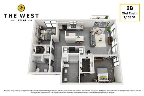 Floor plan 2B