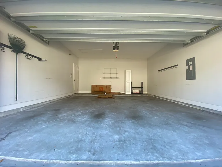 Attached 2 car garage