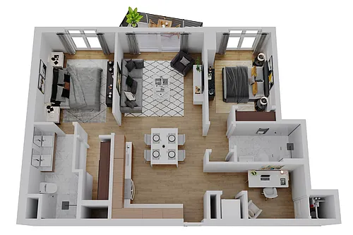 Floor plan B4