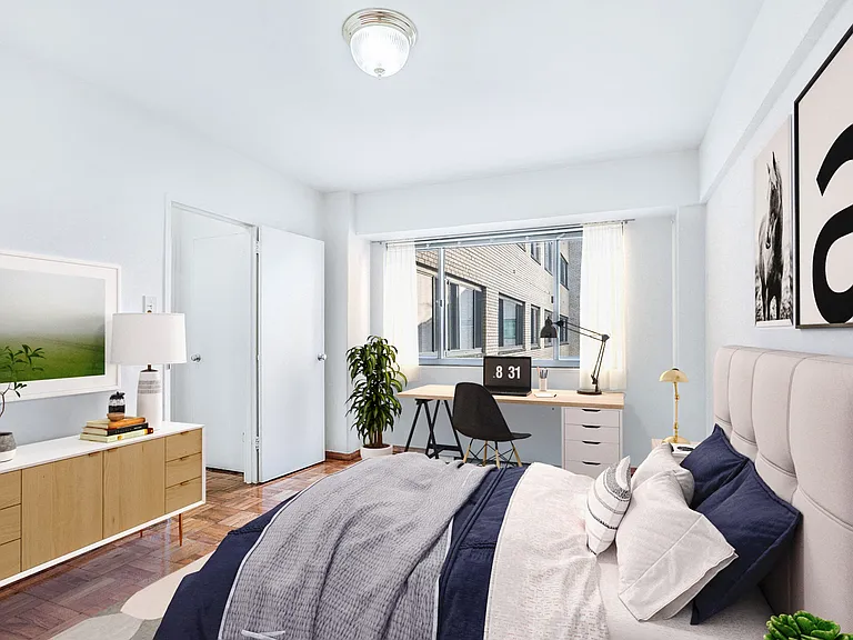 Bedroom (virtually staged)