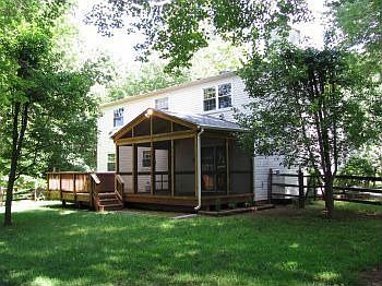 HUGE DECK and SCREENED PORCH!