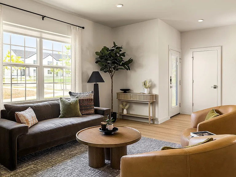 The Ascent townhome, model home