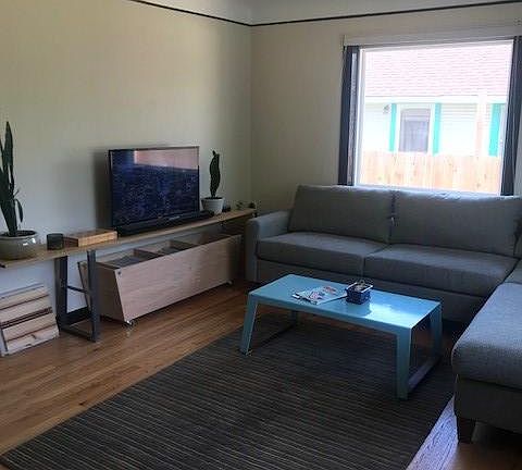 Living room facing South.