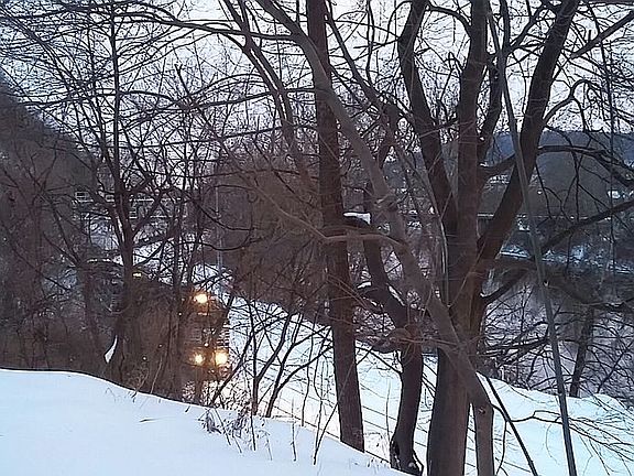 Train in Winter ~~ !