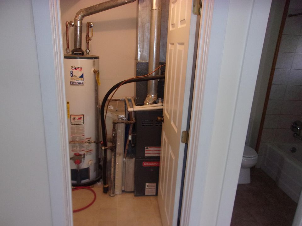 view of furnace room