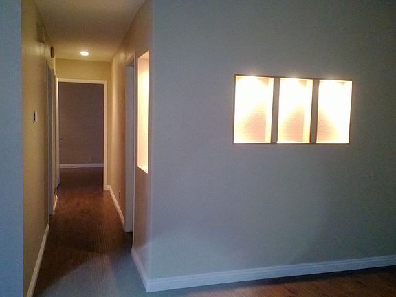 Entry and hallway to bedroom