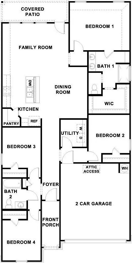 4 bed, 2.0 bath, 1685 sqft, $2,250 — Photo 2