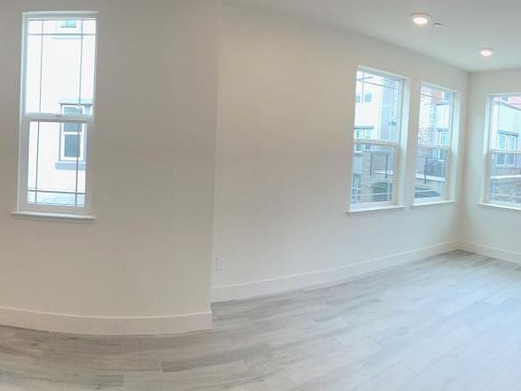 Spacious kitchen and living room