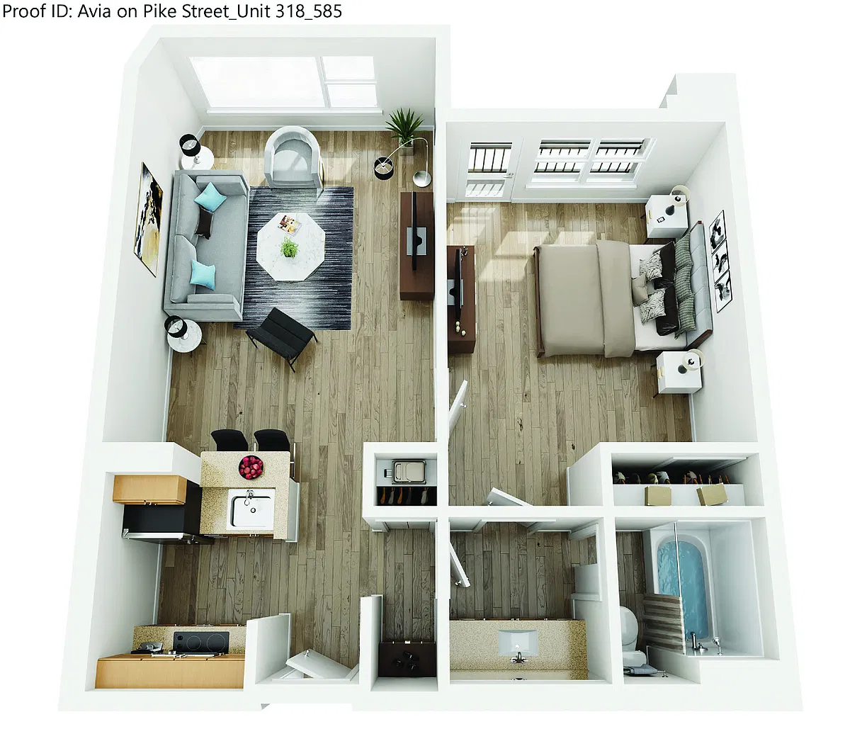 Floor plan The Seabreeze: INCOME-RESTRICTED