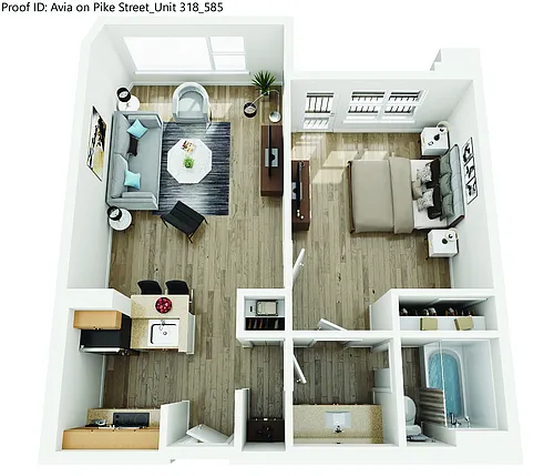 Floor plan The Seabreeze: INCOME-RESTRICTED