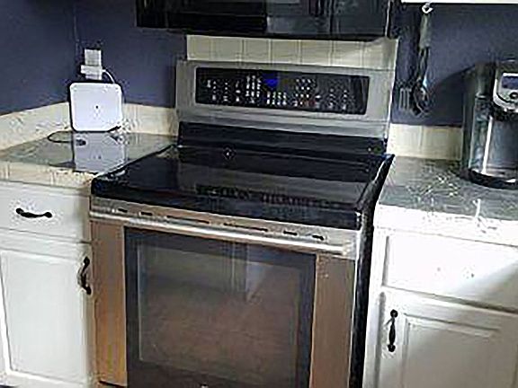 Induction range stove