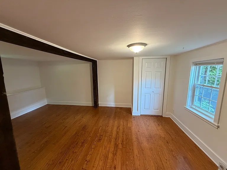 Primary bedroom from hallway entrance