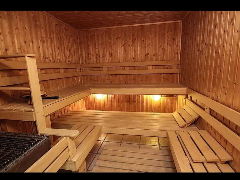 Sauna in condo building included