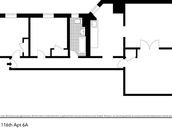 2nd image of 215 W 116th St APT 6A