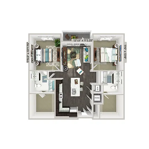 Floor plan B1