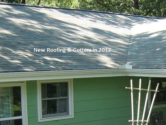 New roofing and gutters 