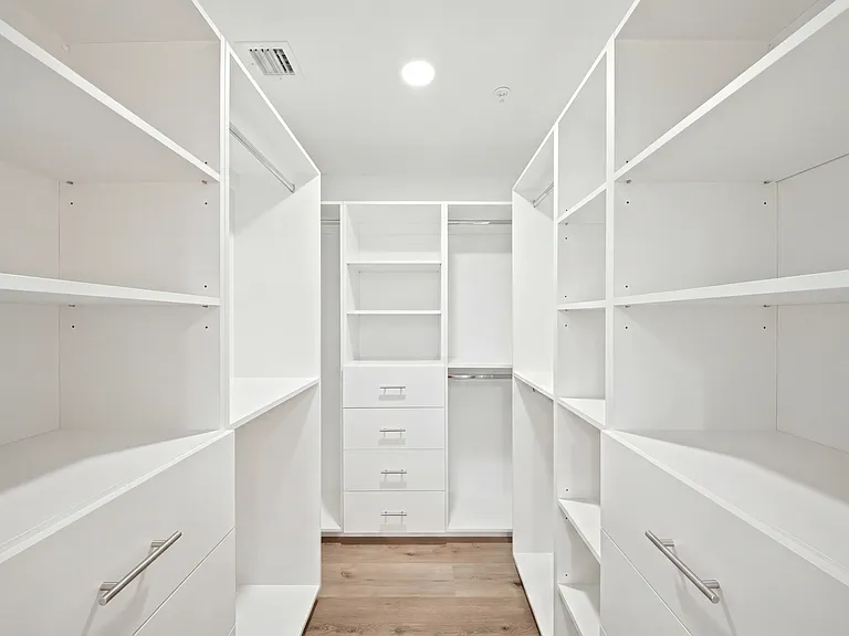 Primary closet