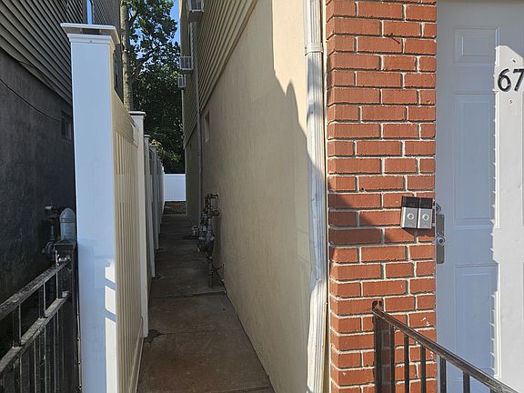 Fresh Painted side & Vinyl fence view