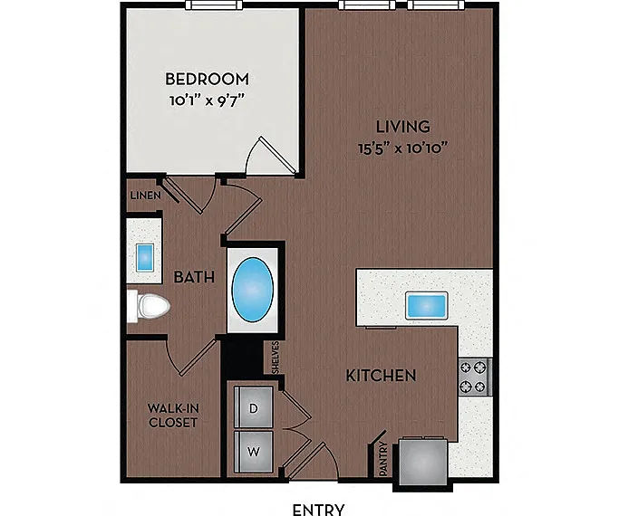 Floor plan 11F1A to 11F1D