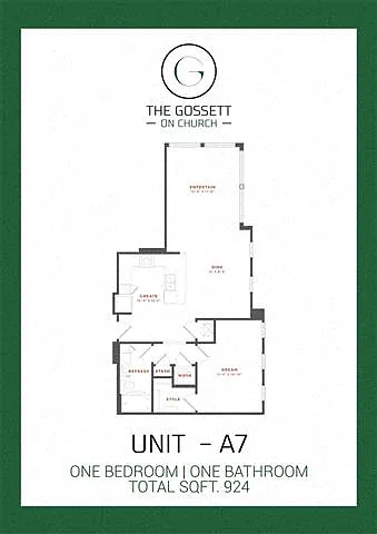Floor plan The Adele (A7)