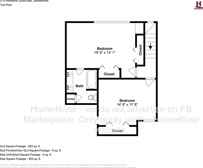 2 bed, 2.0 bath, 1376 sqft, $1,550 — Photo 3