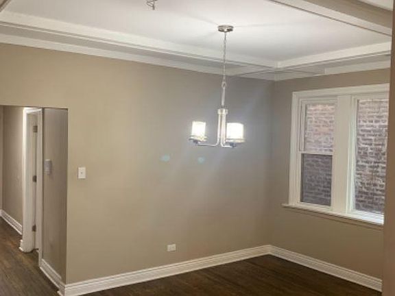 Dining Room With Coffered Ceilings.