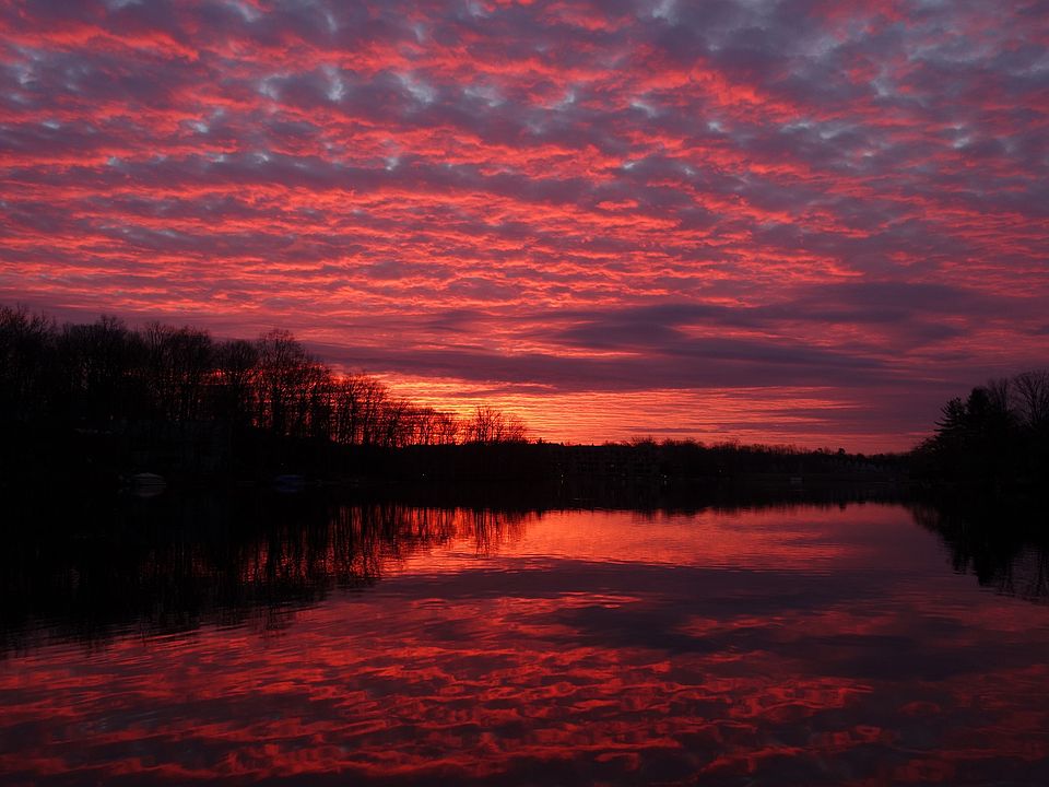 Sunrise from the deck