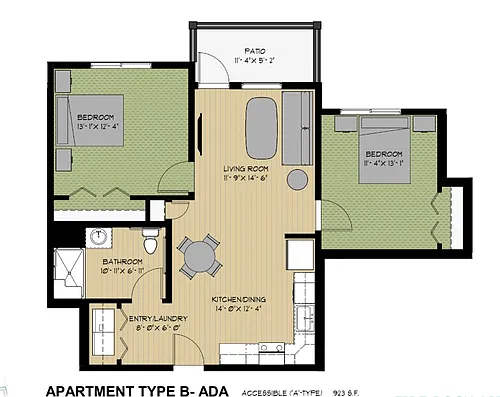 Floor plan Type B