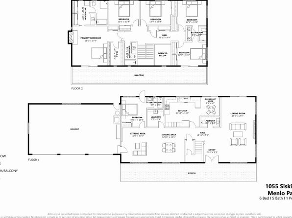 1055 Siskiyou Dr, Menlo Park, CA 94025