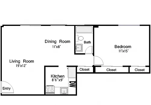 Floor plan Tuckahoe II - Langston Blvd/North Harrison