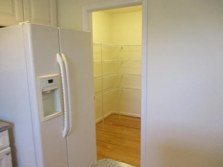 Entrance to large walk in pantry