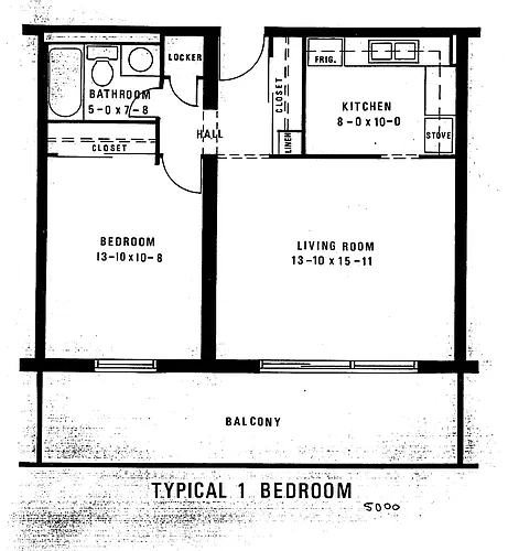 Floor plan 607