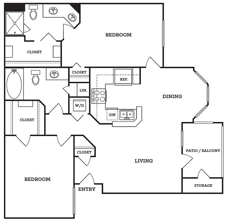 Floor plan B2R