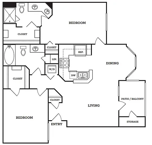 Floor plan B2R