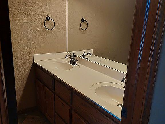 Master bath vanity