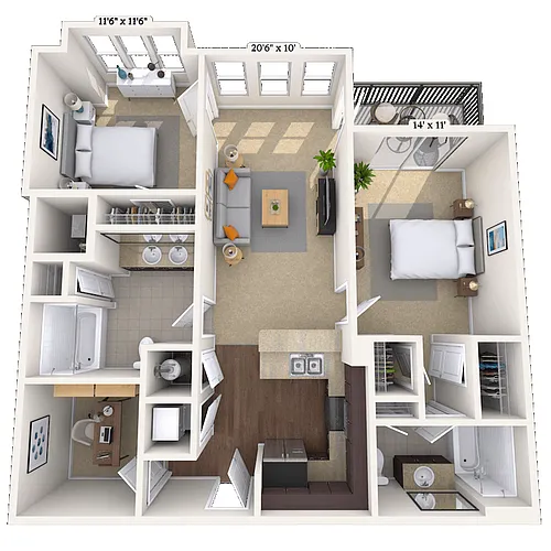 Floor plan Athens II