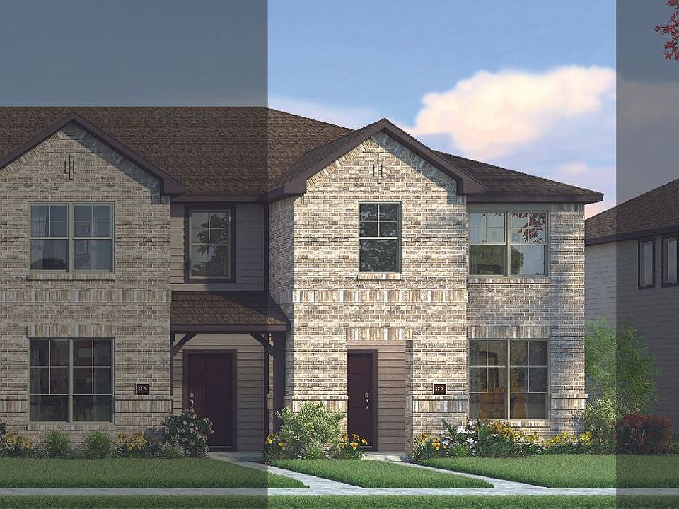Houston with Elevation 5B Brick Exterior 2023 Townhomes
