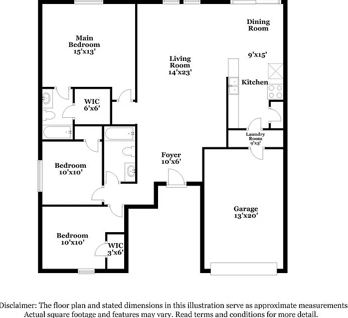 3 bed, 2.0 bath, 1397 sqft, $1,775 — Photo 2