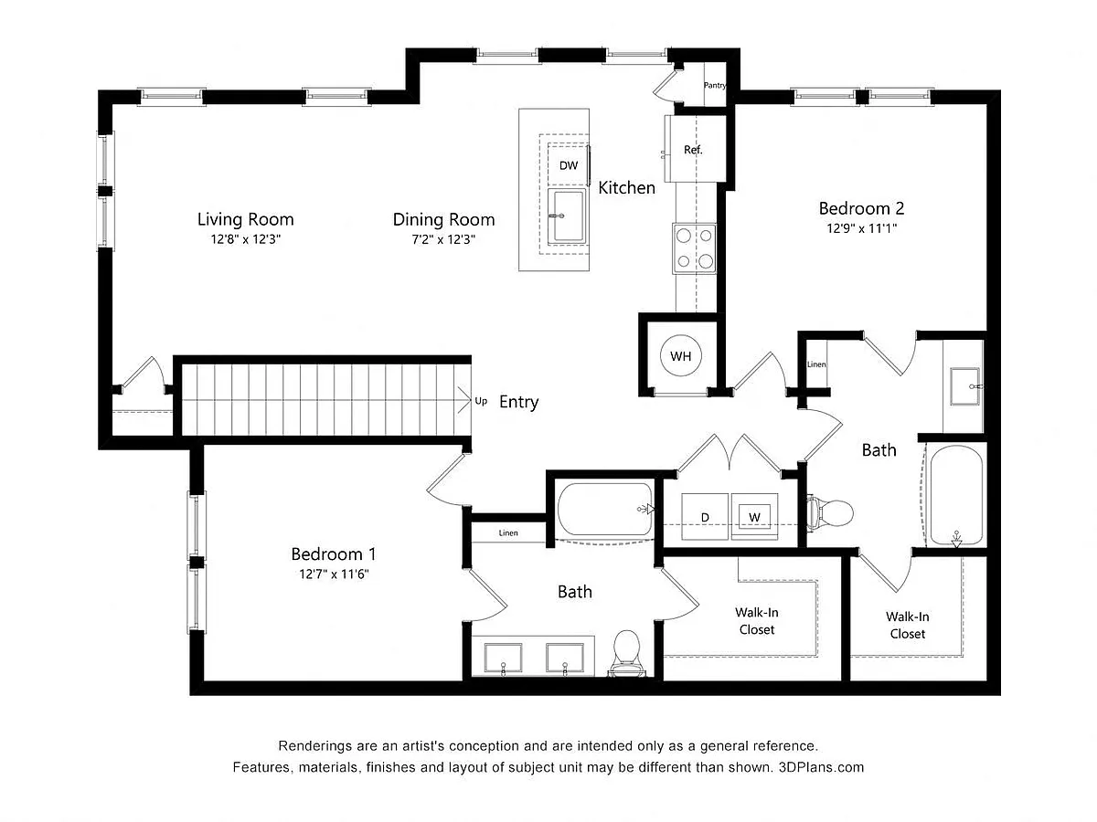 Floor plan B1B